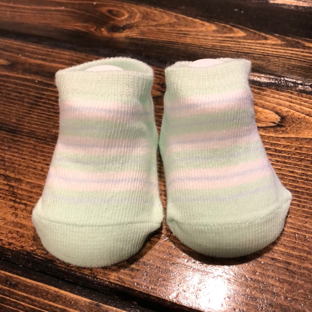 Country Kids Green Organic Cotton Baby Socks 0-3M